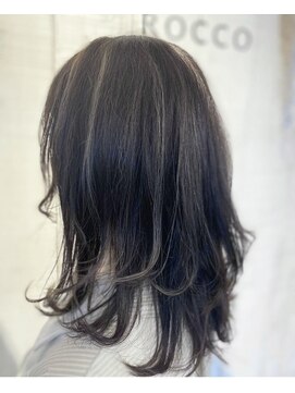 ロッコ 深谷店(ROCCO) ＃ハイライト＃ホイルワーク＃ダークグレイ＃N.＃トリートメント