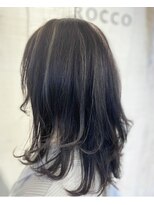 ロッコ 深谷店(ROCCO) #ハイライト#ホイルワーク#ダークグレイ#N.#トリートメント