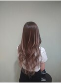 #プルエクステ#ダイヤモンドヘア#ベージュ#ロングヘア