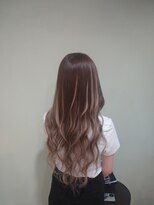 ニーナ ビューティーサロン(NINA Beauty Salon) #プルエクステ#ダイヤモンドヘア#ベージュ#ロングヘア