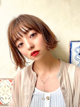 ブルーダー(Bruder) 夏　ミニボブ　ボブ　簡単スタイリング