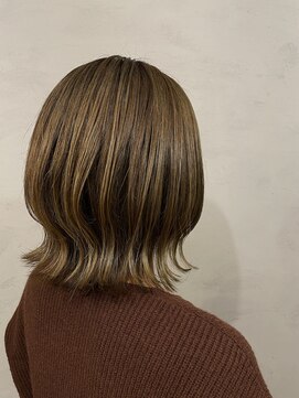 ルプスヘア(L.p.s hair) 肩上切りっぱなしライトボブ