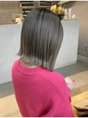 【mii】アッシュグレー/グラデーションカラー