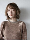 ヌナボブ#くすみベージュ#マロンベージュ