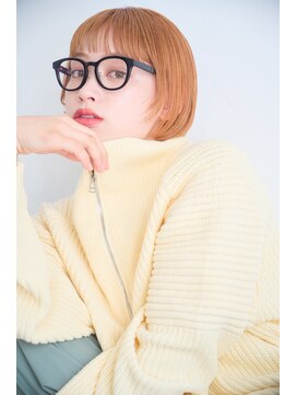 リトル ソルト 渋谷(little×salt) シンプルながら目を引くショートボブ