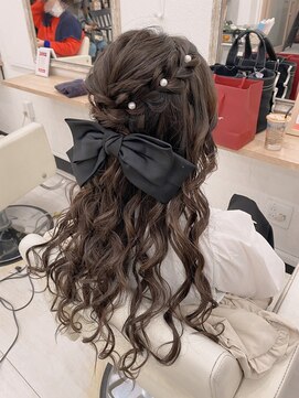 プティクローシェ バイ クオーレ(petite cloche by CUORE) 編み込みハーフ