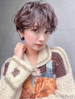 オーブ ヘアー フォール 山形東原町店(AUBE HAIR fall) 20代・30代_大人可愛い_ショートパーマ