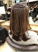 ハイライト 白髪ぼかし