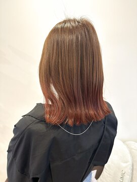 カトレア ストリート店 【春ロブ】切りっぱなしロブx裾カラー