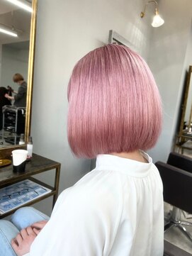 オズ 郡山桑野店(OZ) イメチェンハッシュカットフルバング似合わせレッドブラウン