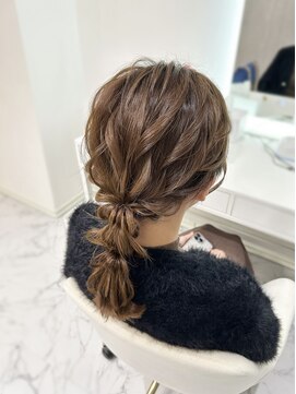 ヘアーメイクサロンアール(hair make salon R) 編み下ろし