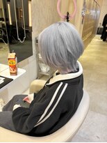 ウィル 京橋店(WiLL)&nbsp;ヨジャドル推しカラーホワイト×ウルフカット