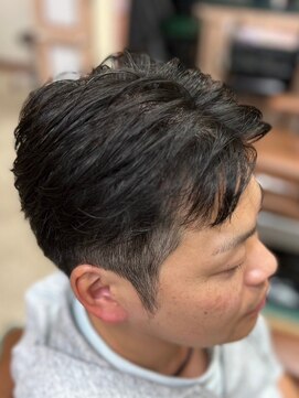 アポロカットステージ 相模大野店 アップバング/ツーブロックマッシュ<理容室>[メンズ/相模大野]