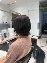 バサ 鷺ノ宮店(BASSA)&nbsp;【スタイル】ココアブラウン×切りっぱなしボブ