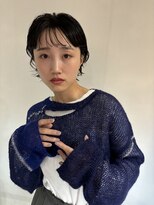 イル(ill)&nbsp;シースルー ショート 黒髪 大須