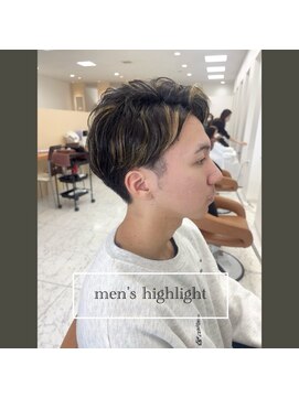 ヘア ポジション HAIR Position 大館西店 アップバングショート×highlight
