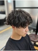 メンズスパイラルパーマ