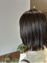 フープ 川越(hoop)&nbsp;地毛にハイライトなボブスタイル