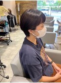 丸みショートヘア/丸みショート/枚方美容室/大阪美容室