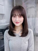 フィヴェント(Fivent) 美髪韓国レイヤーイメチェン似合わせチェリーブラウンミニウルフ