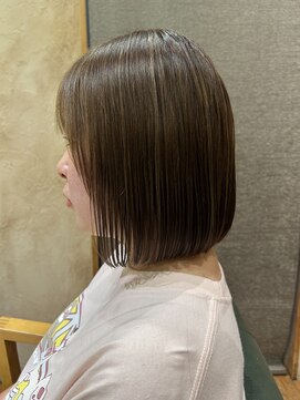 美容室 ホーム オアシス店(home) 前下がりボブ