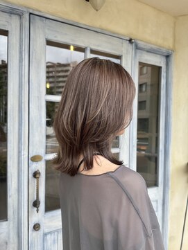 エイミーバイアフロート(amie  by afloat) ウルフレイヤー×お洒落ハイライト◎