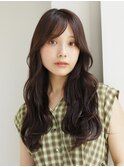 レイヤーカット 髪質改善  チョコレートカラー  透明感カラー