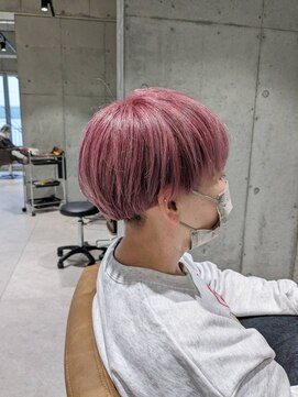 ルース(LOOSE) ピンクマッシュ#立川#立川駅#ブリーチ#ハイトーン#縮毛矯正