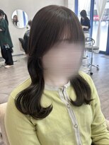 ソア 並木坂(Soa)&nbsp;韓国ヘア/顔周りカット/レイヤーカット/ベージュ/ロング