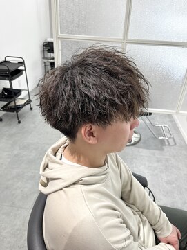 ドラマヘアー(dorama hair) 縦落ちマッシュパーマ