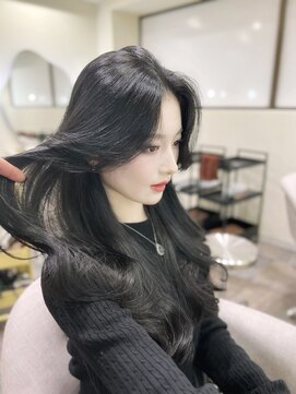 レイヤーカット/ワンホンヘア/韓国ヘア/顔まわり/大阪/梅田