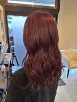 グランジュテ ヘアアンドスパ 真砂(GRAND JETE)&nbsp;レッドカラー