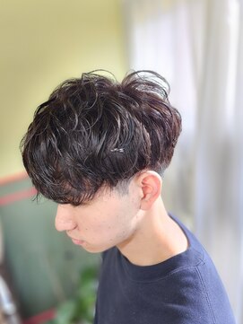 ニュアンスパーマ　ナチュラルブラウン