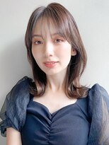 リヤン 表参道(lyann)&nbsp;似合わせカットうる艶髪大人ガーリーシースルーバングモテ髪