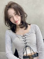 ロイジー(roijir)&nbsp;表参道 roijir グレージュ × ミディアムレイヤー