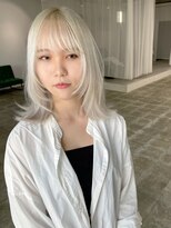 スーパーシーン(SUPER SCENE) 着物ヘア/大人ガーリー/ダークアッシュ/似合わせカット/宜野湾