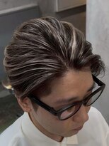 アポロ 横浜駅店(apollo)&nbsp;MEN’S HAIR/サーフカール/刈り上げセンターパート/ブリーチ