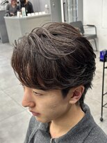 オーバルバイアピッシュ(OVARL by apish)&nbsp;フェザーパーマ/毛流れパーマ/メンズパーマ