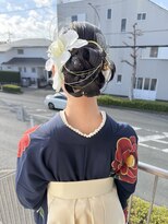 シエンゴールド(CIEN gold)&nbsp;ヘアアレンジ 卒業式 袴 ヘアセット#浜松駅 #ヘアアレンジ
