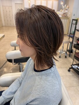 アッシュ 仙川店(Ash) 30代40代50代大人可愛いシャギーショートウルフカットレイヤー