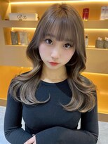 ディーバ 横浜(D.I.E.V.A)&nbsp;10代20代30代髪質改善ミルクティーグレージュ韓国レイヤー