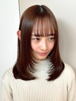 エラン トウキョウ 学芸大学店(elan tokyo) 髪質改善/レイヤーカット/顔まわりレイヤー/ナチュラルブラウン