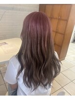 ヴァンカウンシル 春日井店(VAN COUNCIL) ピンク×ブラウン ルーツカラー