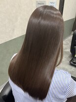 リリー 草津店(.Lily) 20代30代40代50代 夏にオススメ♪透明感ブラウン髪質改善カラー