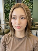 インデペンデンス(independence)&nbsp;【四条烏丸】ブリーチなしダブルカラー×ミルクティ