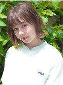 小顔ヘア 似合わせカット グラデーションカラー