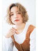 ハイトーン系カラーが急増中♪柔らかいフレンチボブ