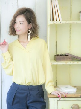 ロンド シャルム 吉祥寺(Lond charme) 【Lond charme 濱田麻佑】切りっぱなしウェーブミディ