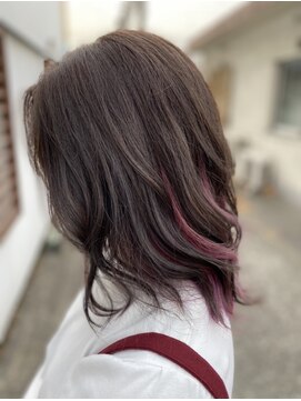 ミュウ(Private hair salon Miu) インナーピンク