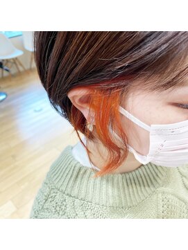 クラップス 横須賀中央店(CLAPS) タイガーリリーイヤリング/ツートーンカラー/レディースショート